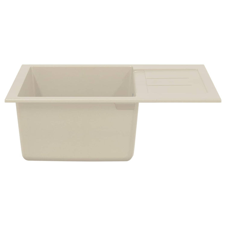Lavabo Vidaxx beige 620 x 500 mm 80% quartz et 20% résine