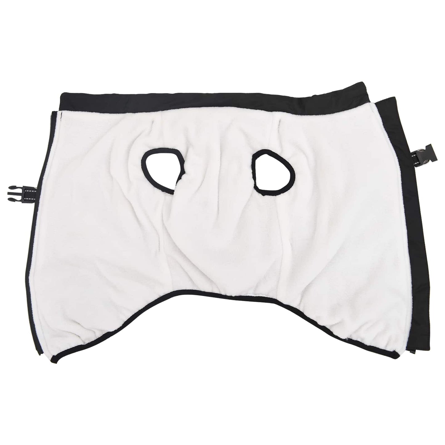 Vidaxxl manteau pour chien avec harnais noir 4xl polaire et polyester