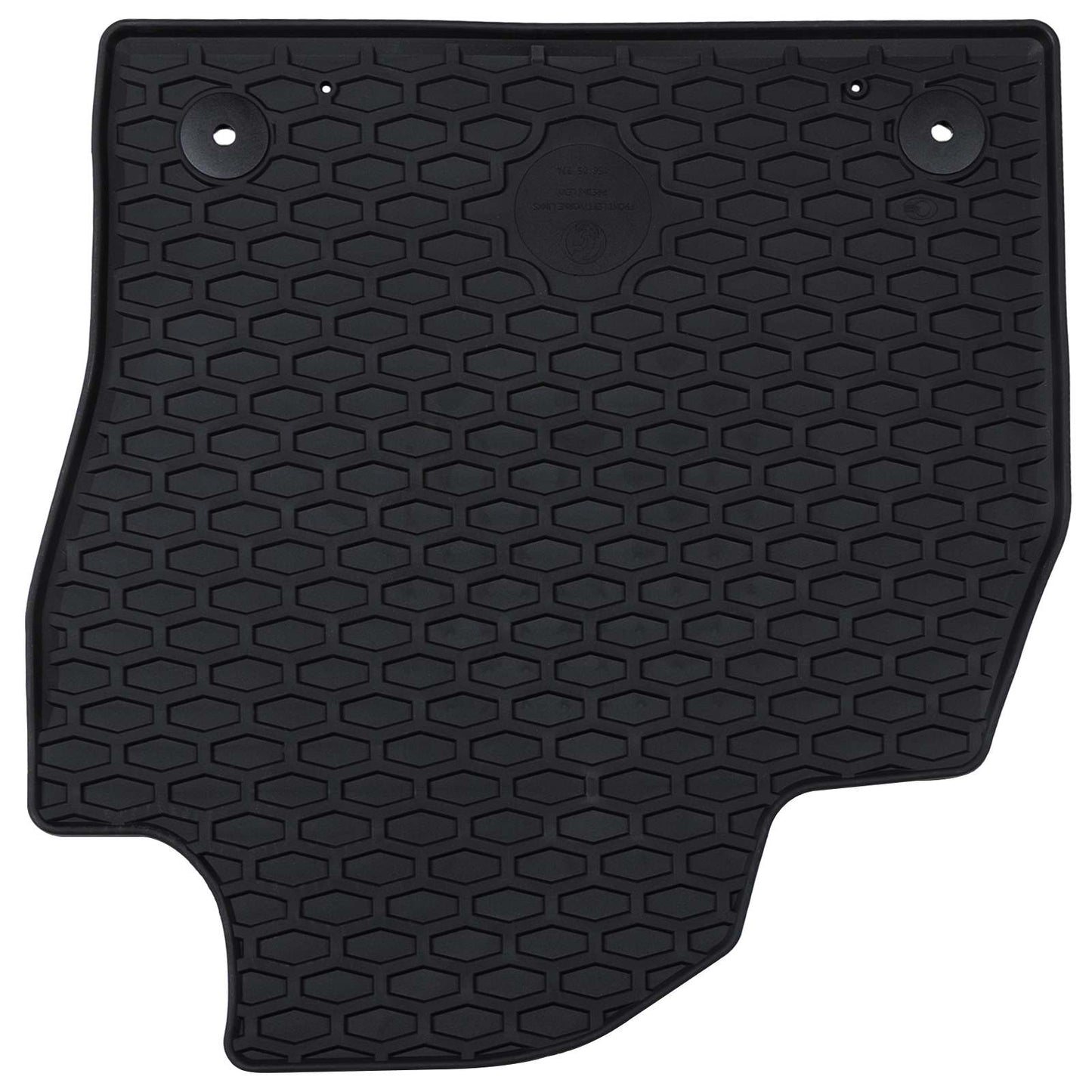 Vidaxl tapis de sol voiture 4 pcs noir VW Polo, caoutchouc taigo