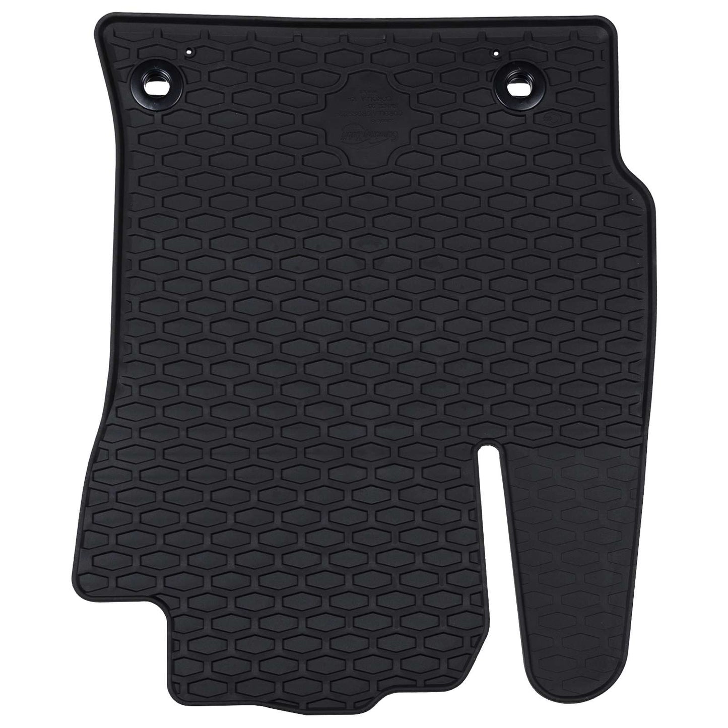 Vidaxxl tapis de sol de voiture 4 pcs caoutchouc noir