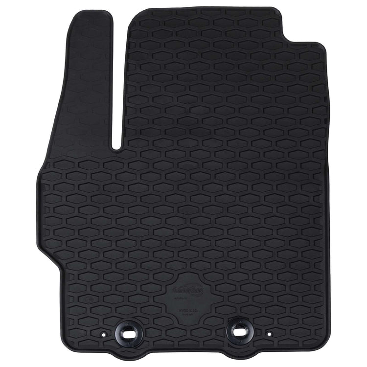 VidaXL tapis de sol de voiture 4 pièces noir sur mesure pour Toyota Aygo X TPE