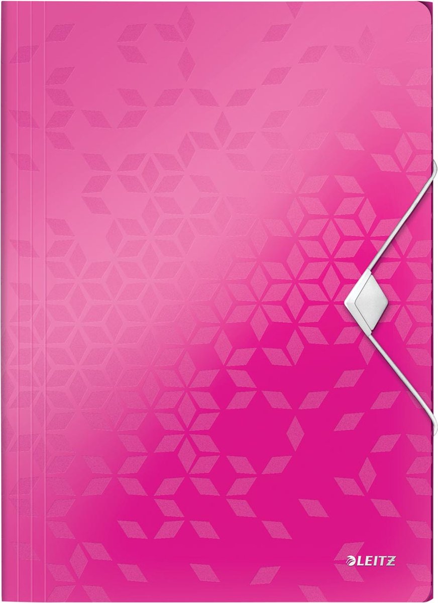 Leitz dossier élasto wow 4599 4599-00-23 din a4 rose 1 pièce
