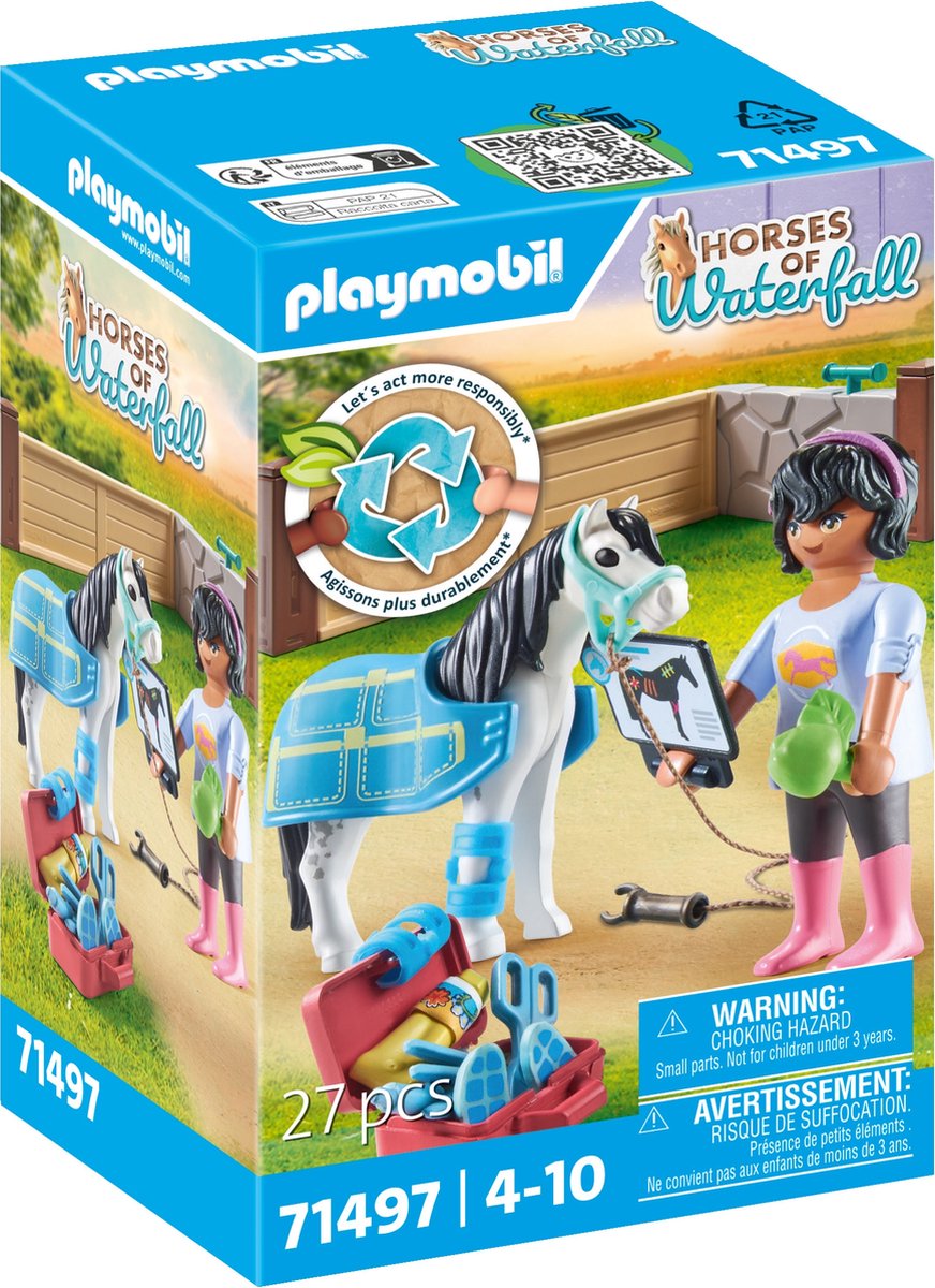 Playmobil Horses ou Waterfall Horse Therapist 71497