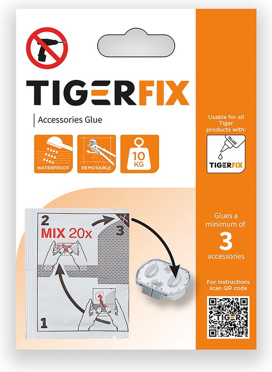 Tigre - colle fix - sans perçage - colle - colle accessoires