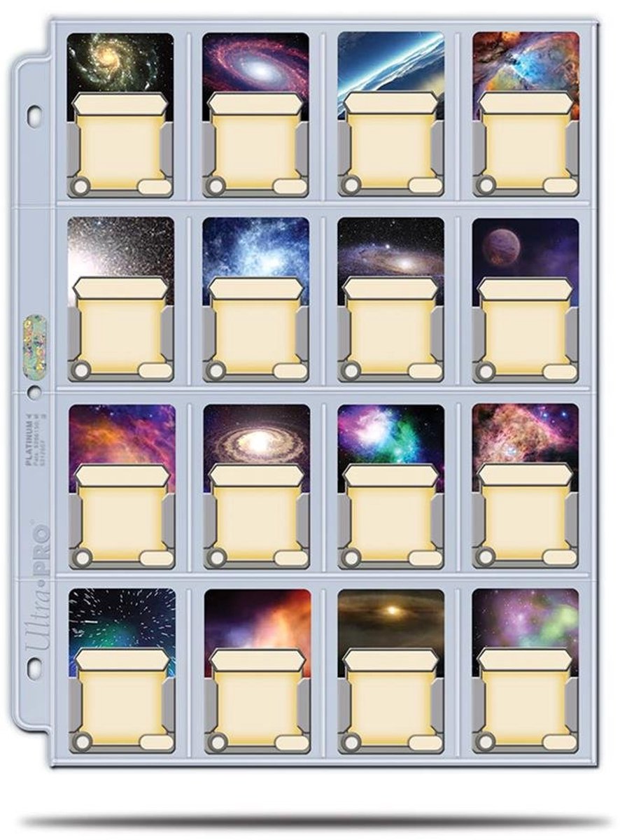 Ultrapro ultra pro platine pages 16 pochettes