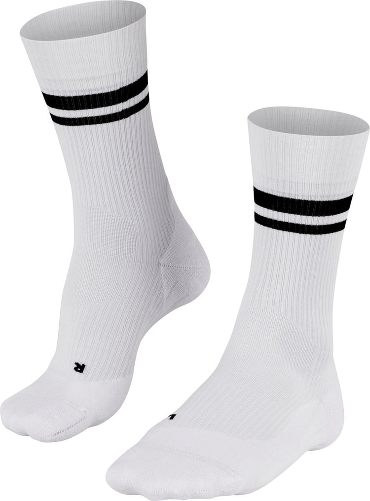 Falke te4 chaussettes de tennis classiques anti ampoules, chaussettes de sport en coton à rembourrage léger femme blanc - taille 35-36