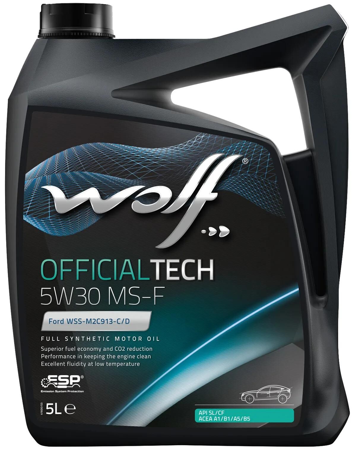 Wolf Motor Oil OfficialTech MS-F. Motoroil 5W30 5L Off.tech MS-F