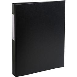 Classeurs à anneaux exacompta carton pp 26x32cm largeur dos 4cm noir 2 anneaux mécanisme D