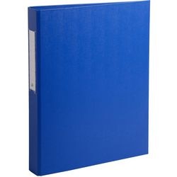 Classeurs à anneaux exacompta carton pp 26x32cm largeur dos 4cm bleu 2 anneaux toriques