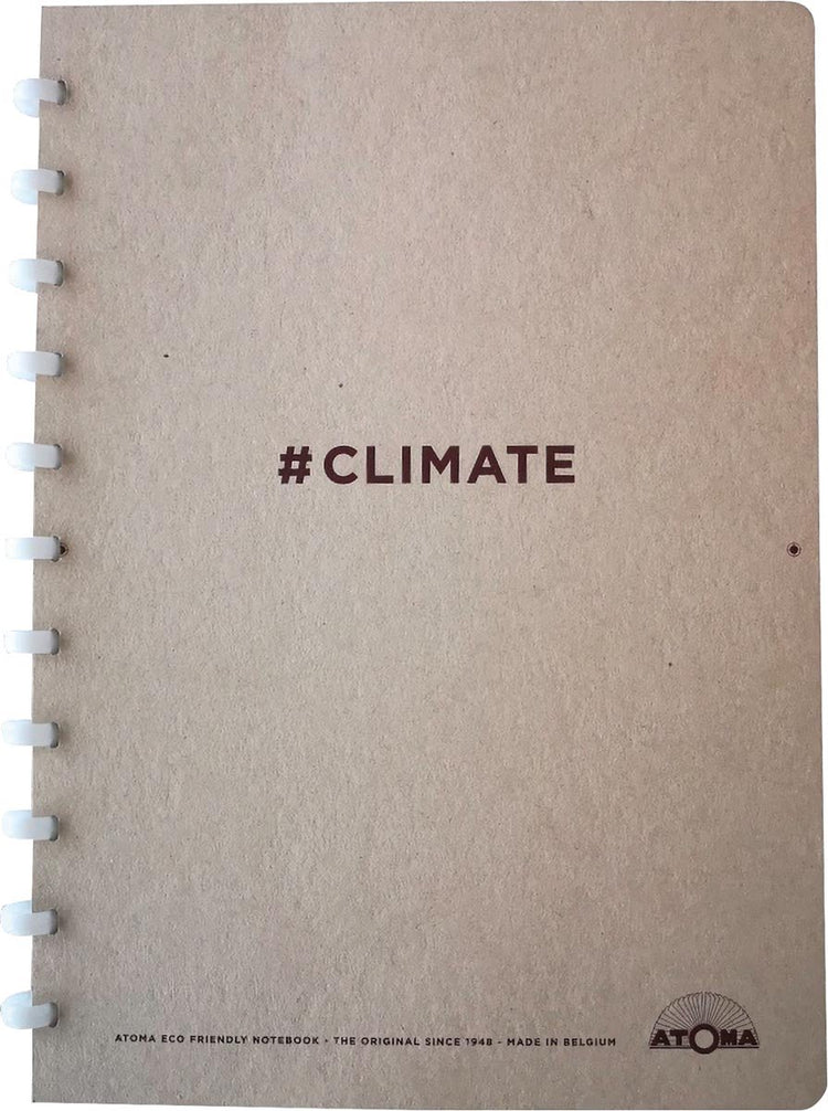 Carnet climatique Atoma, ft a5, 144 pages, ligné, 10 pièces
