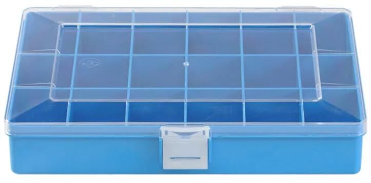 Boîtes d'assortiment Hünersdorff vides, 18 compartiments