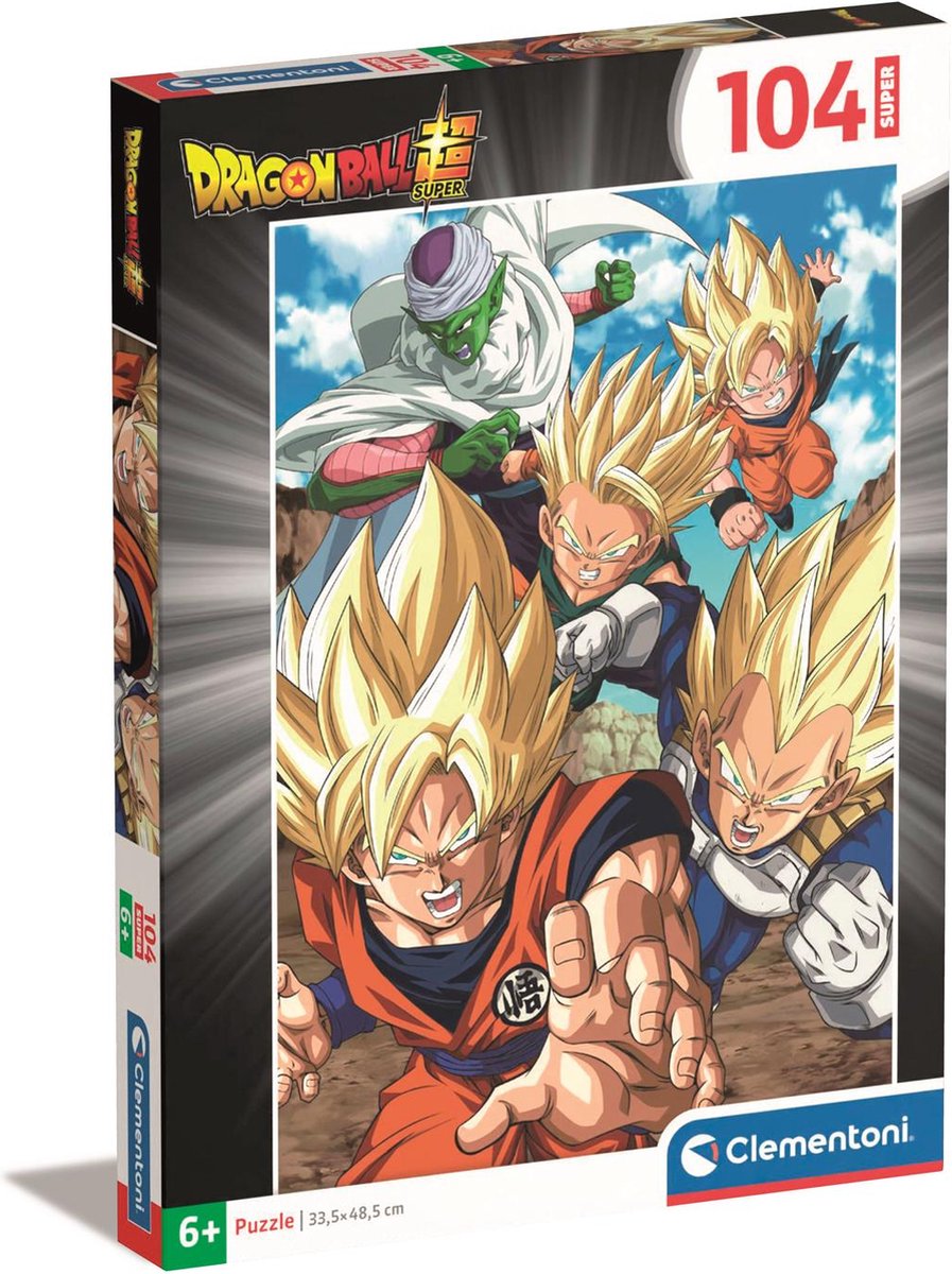 Clementoni - puzzle - 104 pièces - dragonball - puzzle enfant - à partir de 6 ans