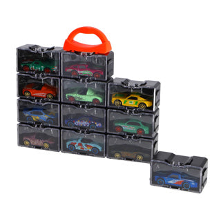 Boîte de rangement Rapid Wheels avec 2 voitures de roue libre Datbare
