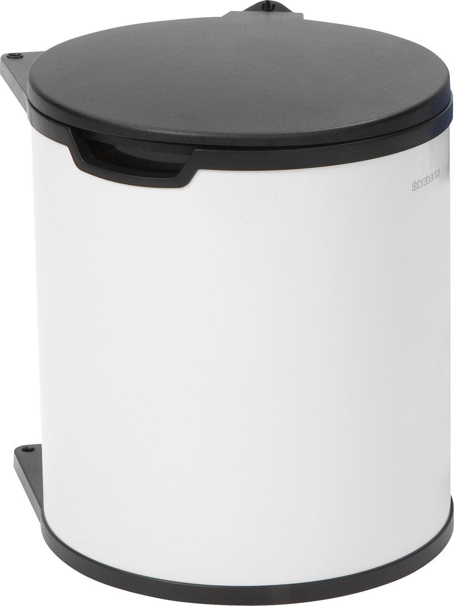 Poubelle à encastrer Brabantia - 15 litres - blanc