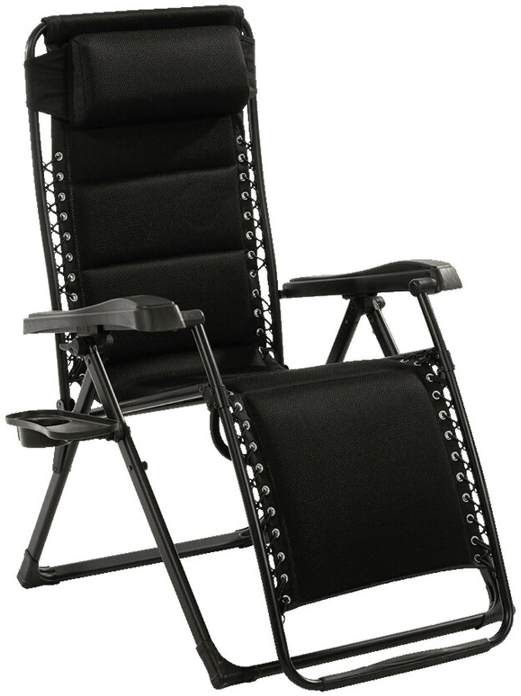 Travellife barletta chaise relax noir
