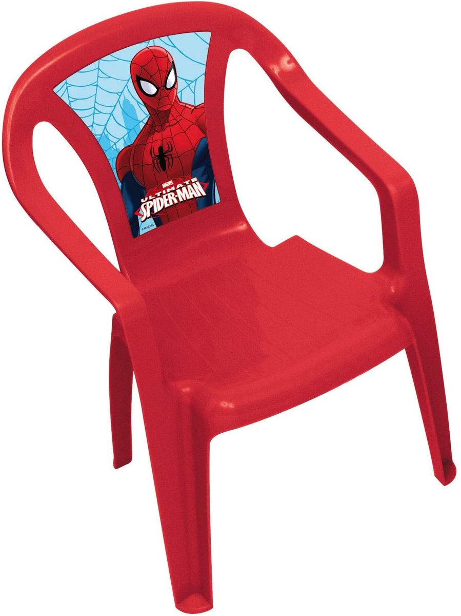 Arditex chaise haute spider-man 36,5 x 51 cm polypropylène rouge