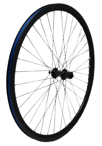 KGZ KGZ KGZ Roue arrière 28 pouces (622) Cassette 8-10V Centerlock Rim and Collets Black