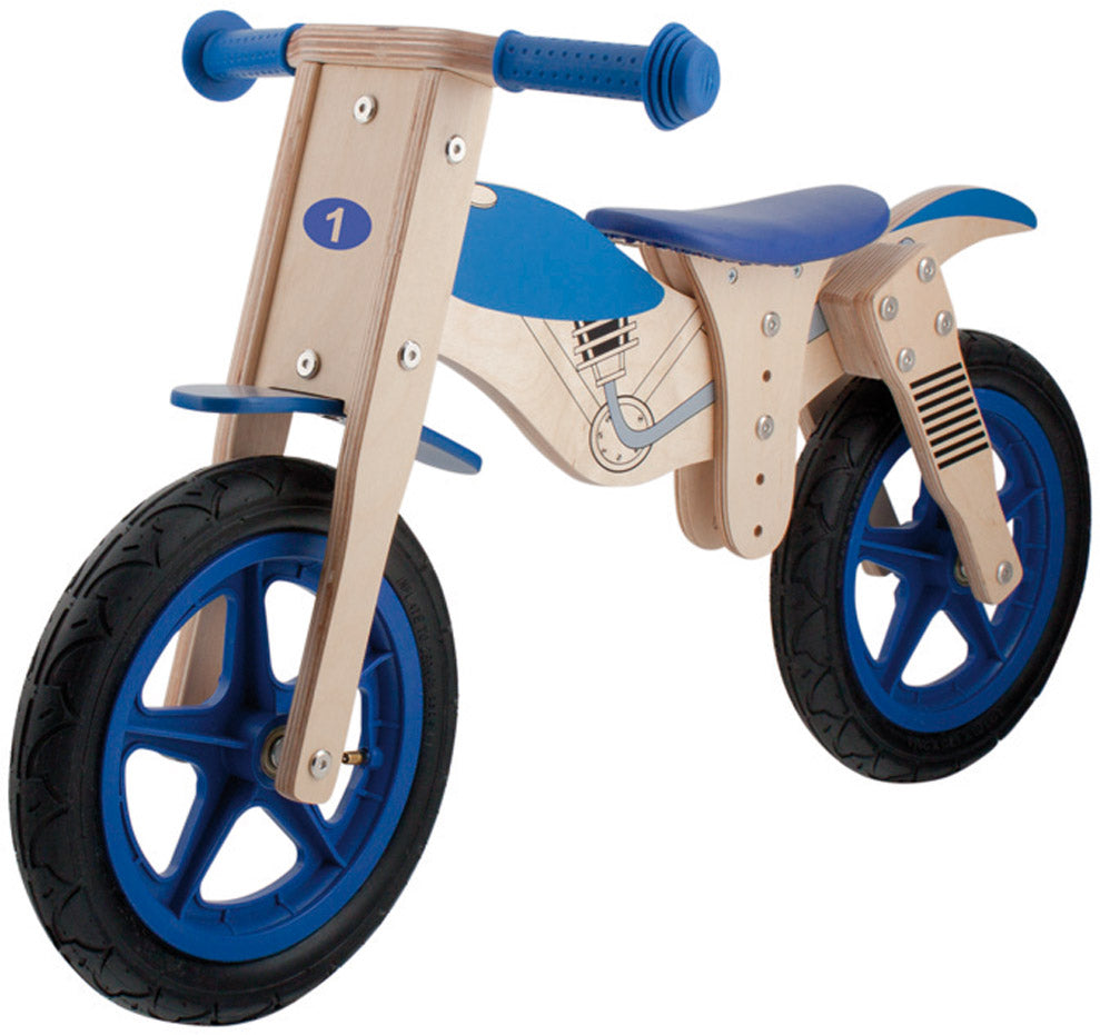 vélo d'équilibre bois moteur