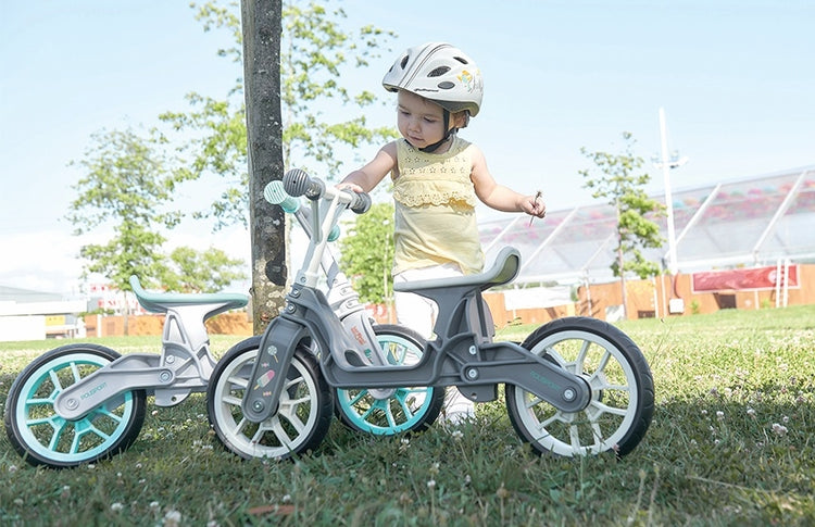 Polisport Balance Bike gris draisienne finition crème