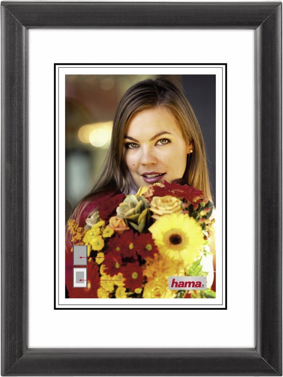 Hama bella noir 20x30 bois d'action 31681
