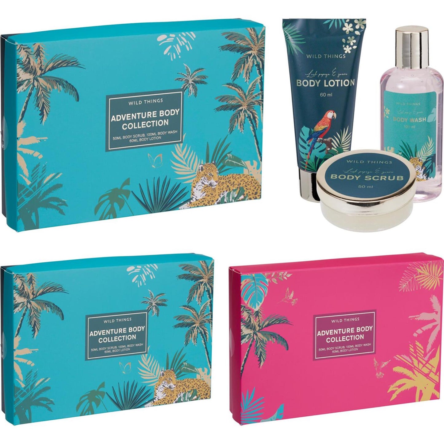 Coffret cadeau bain 3 pièces 23x16cm