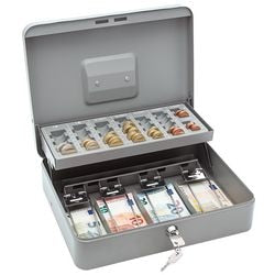 Caisse wedo standard plus billets et pièces de monnaie gris