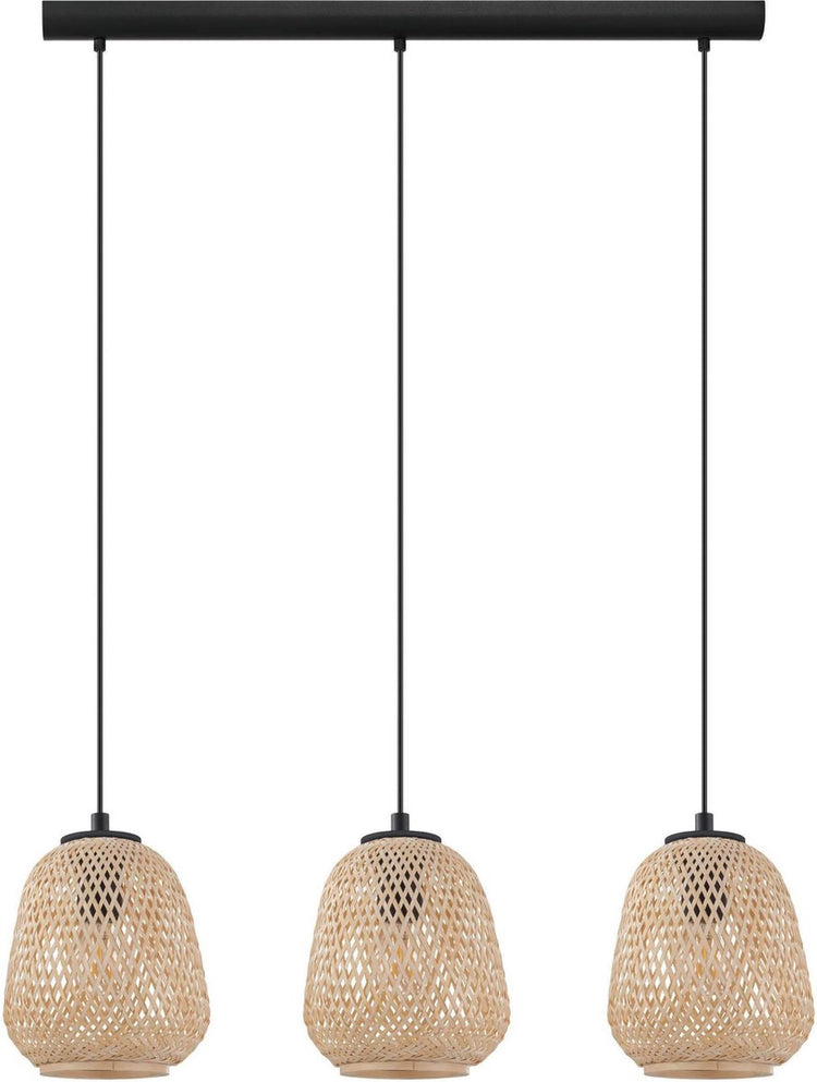 Eglo dembleby - suspension - e27 - 90 cm - noir