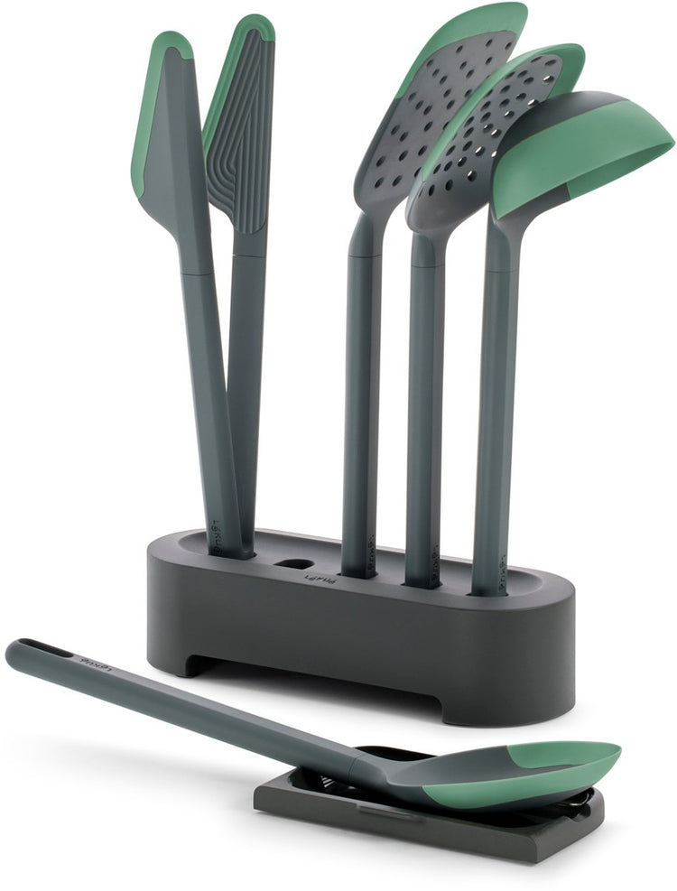 Ensemble d'ustensiles de cuisine Lékué - anti-rayures - vert