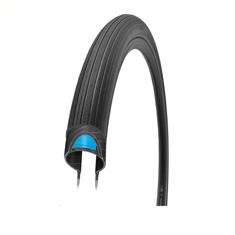 Schwalbe Super Moto Perf (Raceguard) Niveau 4 Anti-lek, noir avec réflexion, 28x2.00 Etro 50-622