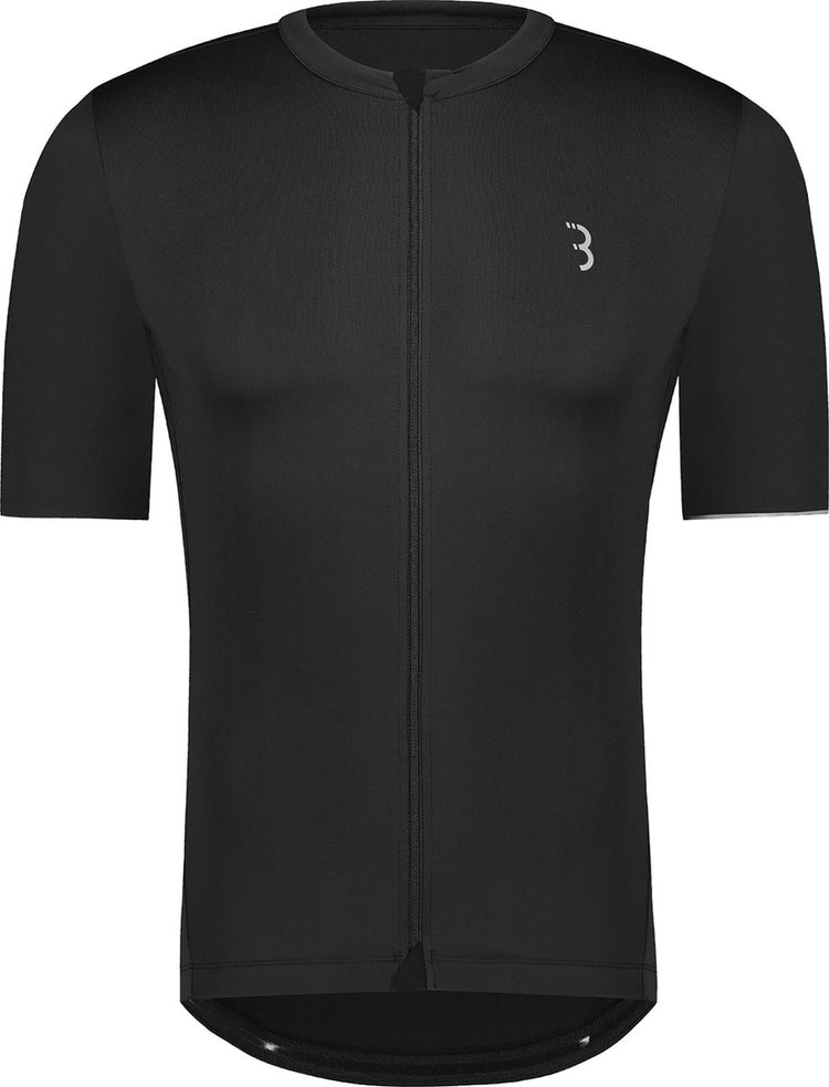 Bbb cycling essence chemise de cyclisme homme manches courtes - 15-25 °c - chemise VTT et cyclisme respirante avec 3 poches arrière - noir