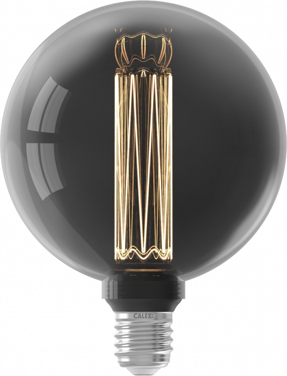 Lampe LED série Calex Crown - E27 - Source lumineuse G125 titane - 3,5W - dimmable