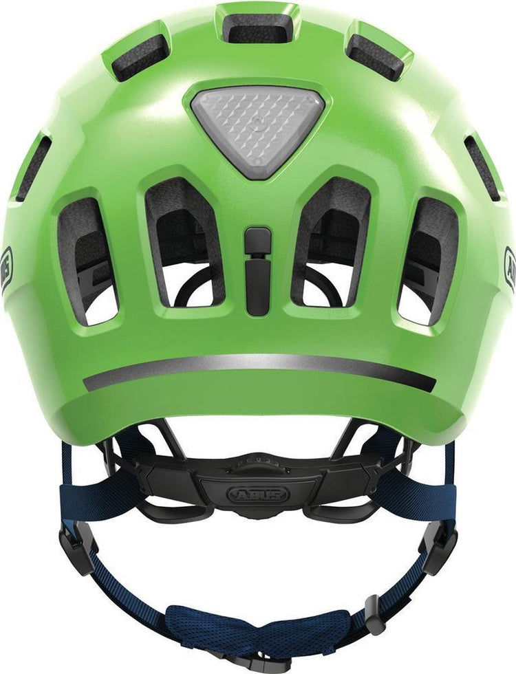 Casque de vélo Abus youn-i 2.0 - avec lumière pour enfants, adolescents et jeunes adultes - pour filles et garçons - vert (pétillant), taille s
