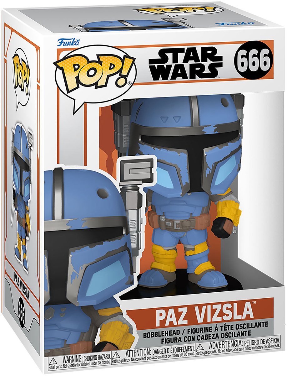 Funko star wars-paz vizsla-pop! 666