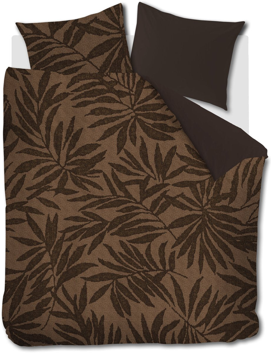 Beddinghouse housse de couette laurie - double - 200 x 200 220 cm - marron