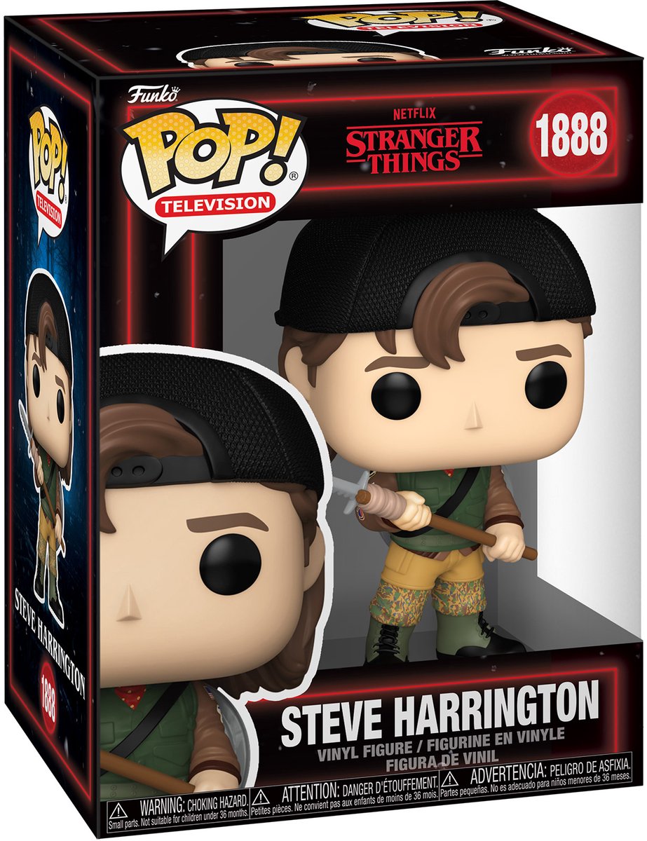 Funko Stranger Things Pop ! figurines en vinyle tv steve harrington 9 cm