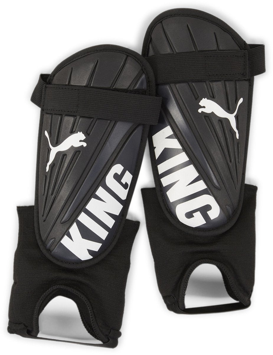 Protège-tibia unisexe Puma King is Ankle - noir-blanc