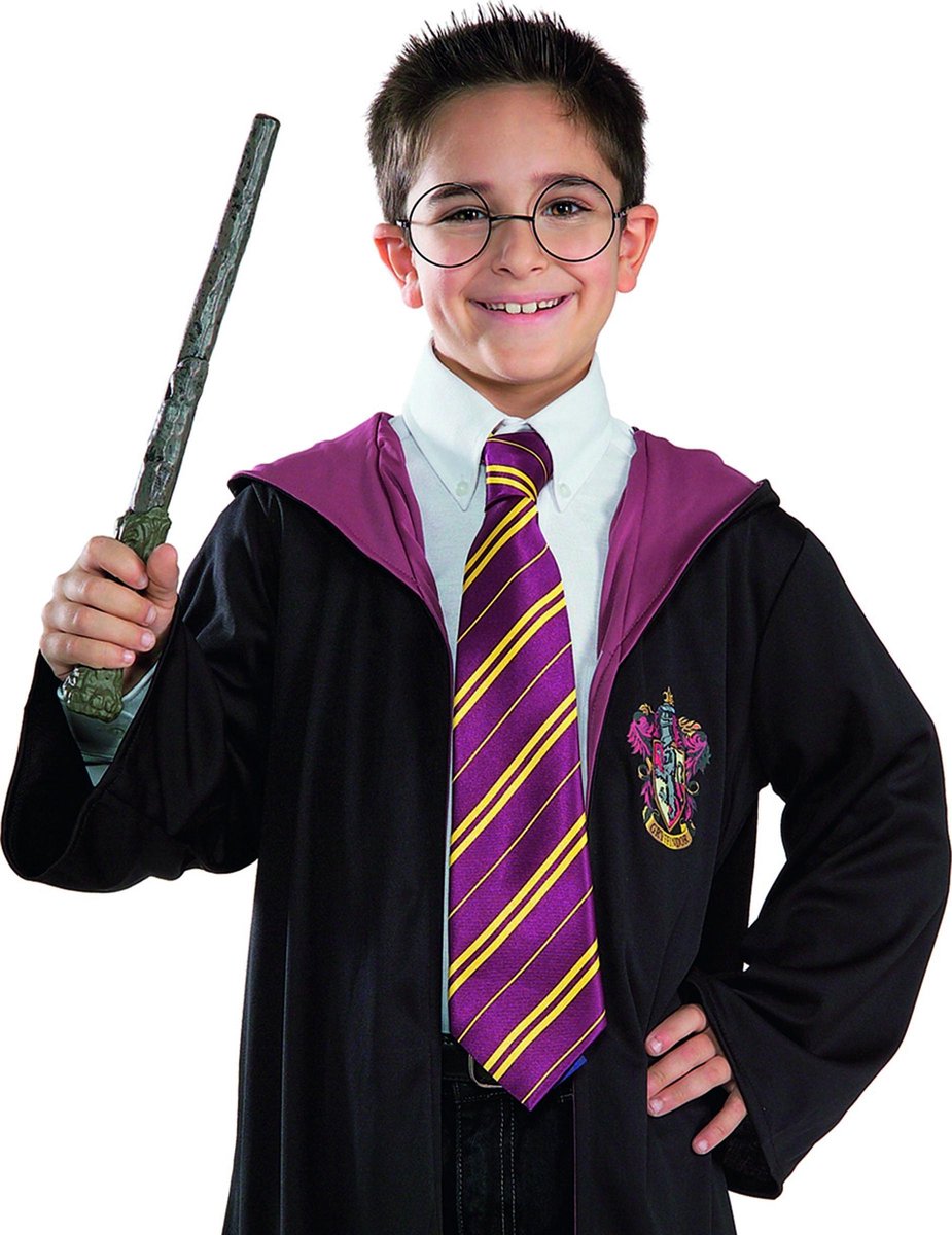 Vegaoo kit baguette lunettes harry potter™ enfant - attribut costume - taille unique