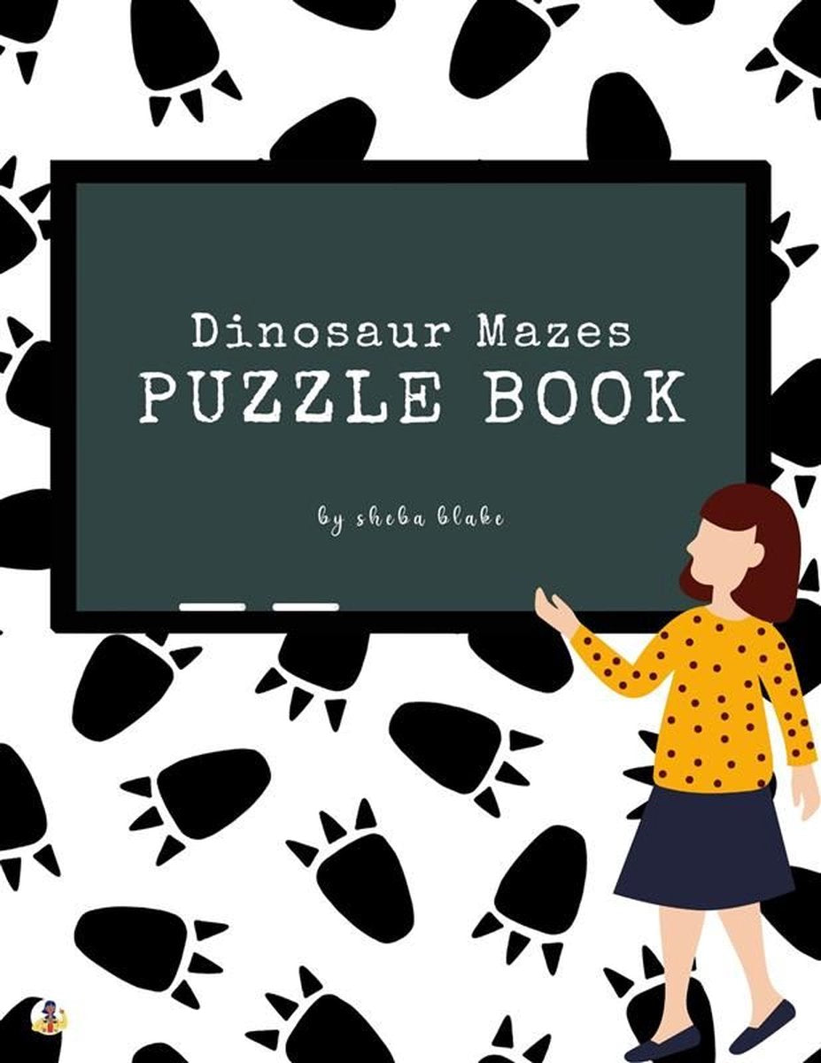 Livre de puzzles de labyrinthes de dinosaures pour les enfants de 3 ans et plus (version imprimable)