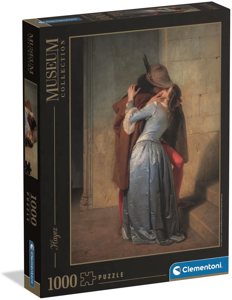 Clementoni - puzzle - 1000 pièces - L'oreiller de Hayez - puzzle pour adultes - collection de haute qualité