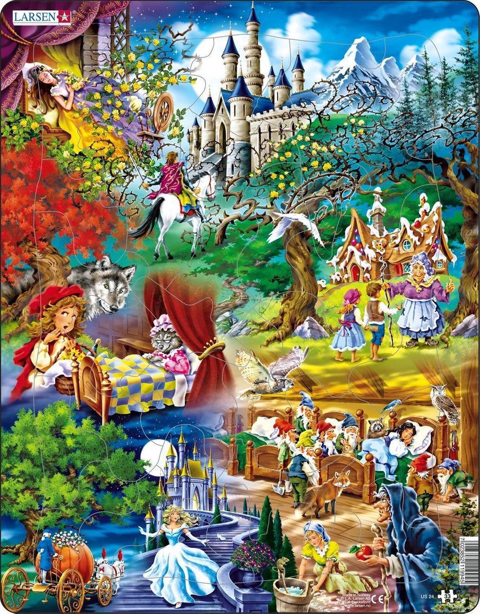Selecta Larsen Puzzle Puzz les contes de fées de Grimm, 33e.