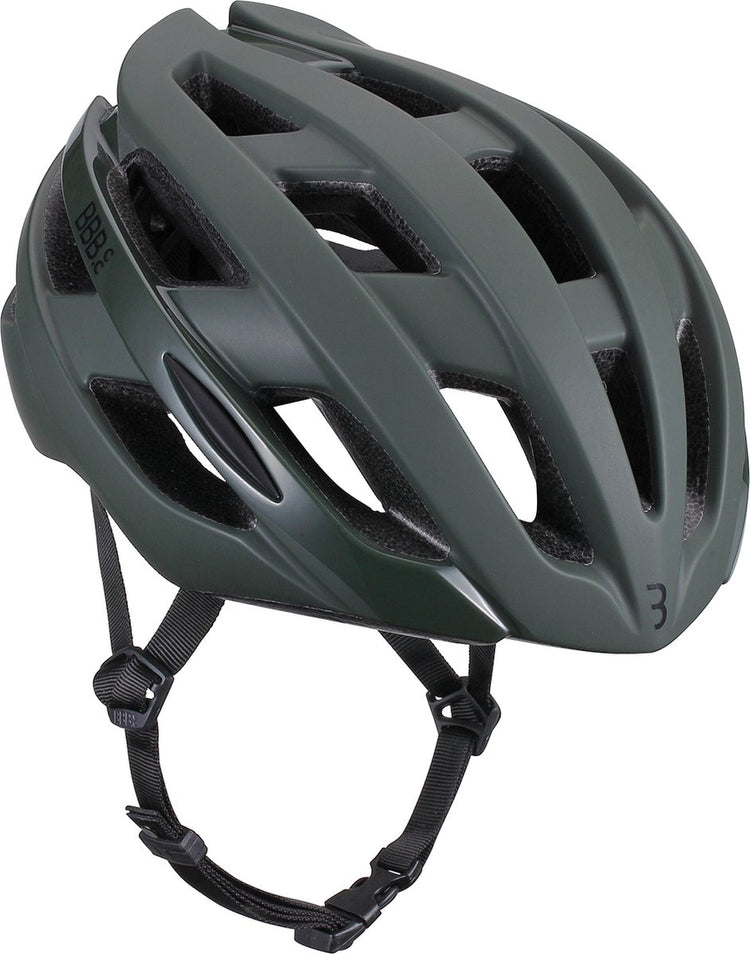 Bbb cycling hawk casque de vélo de course - grand : 58-62 cm - casque de cyclisme - casque de vélo adultes - casque de sport - vert olive mat - bhe-151