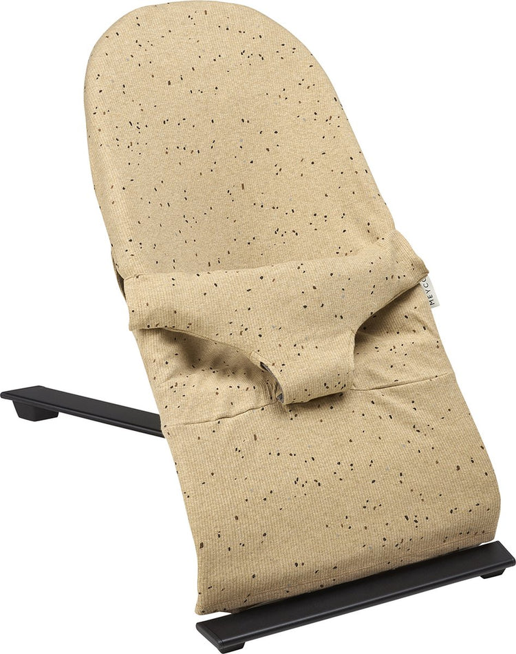 Housse de transat Meyco baby rib mini spot - mélange caramel