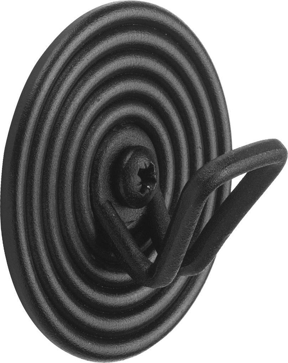 Cercles de tigre - crochet à serviette - noir