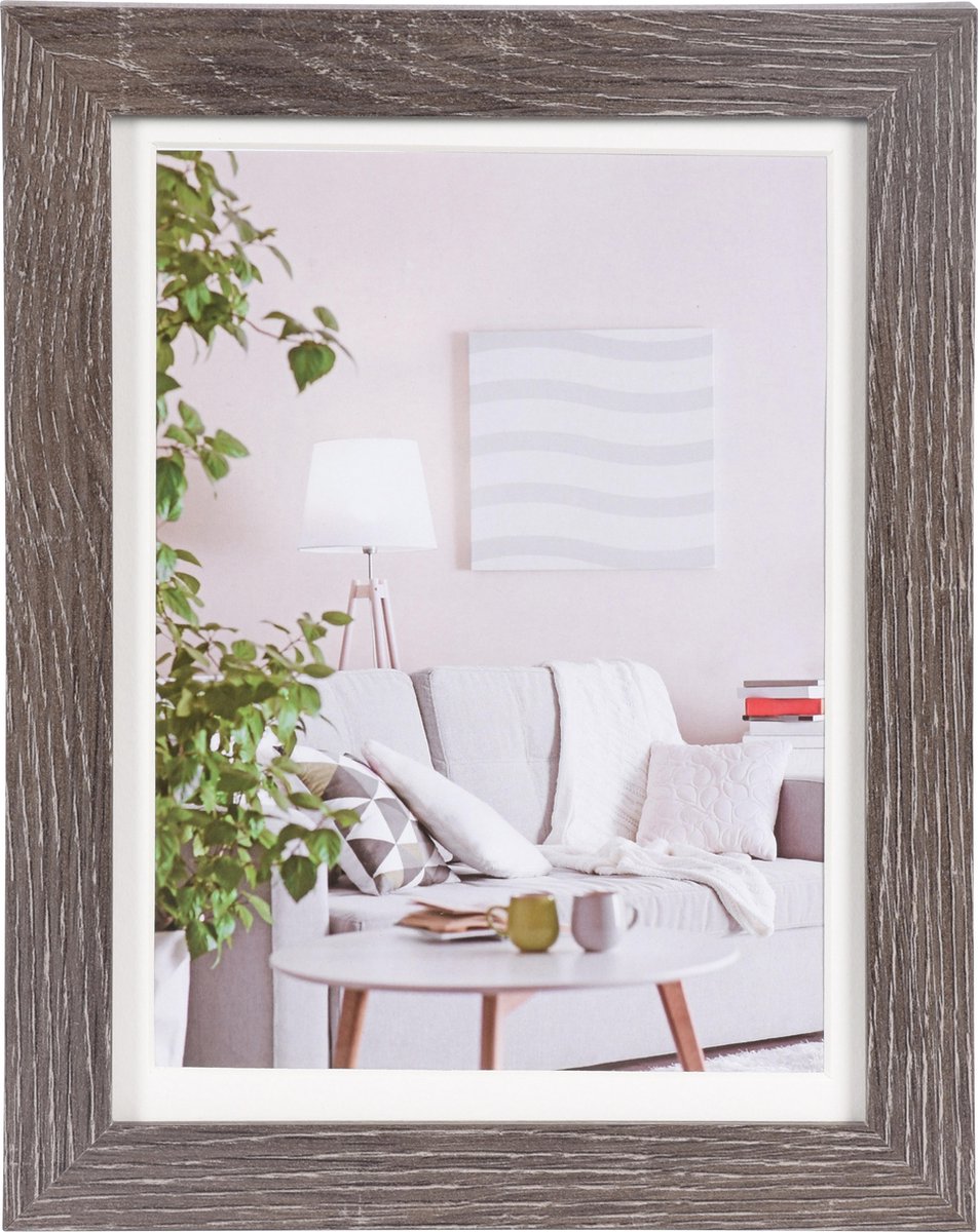 Henzo cadre photo moderne 15x20cm gris
