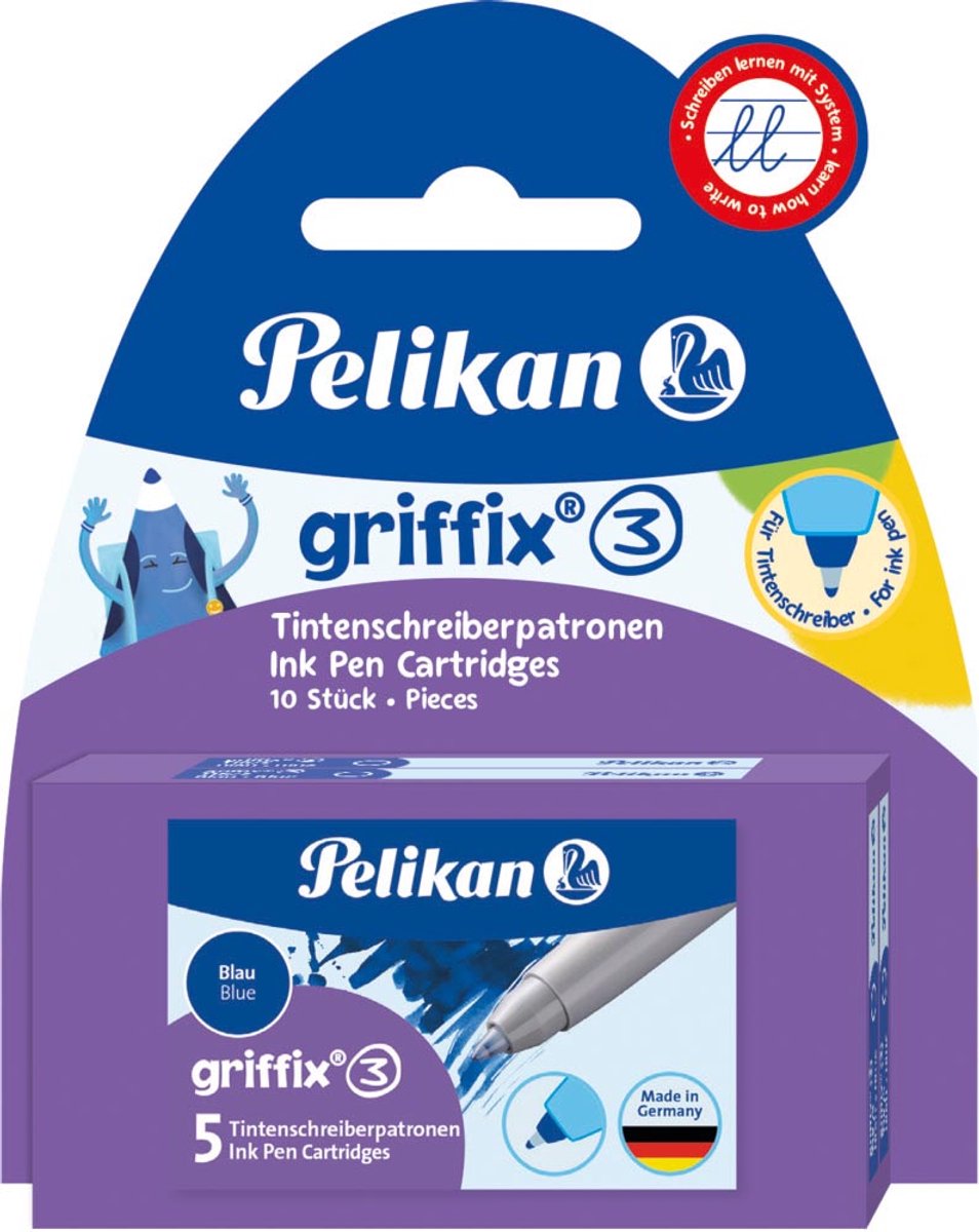 Recharge pour stylo à encre Pelikan également adaptée pour Griffix