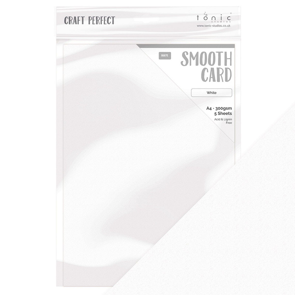 Craft perfect par Tonic Studios Craft Perfect • carte lisse a4 300g blanc 5pcs