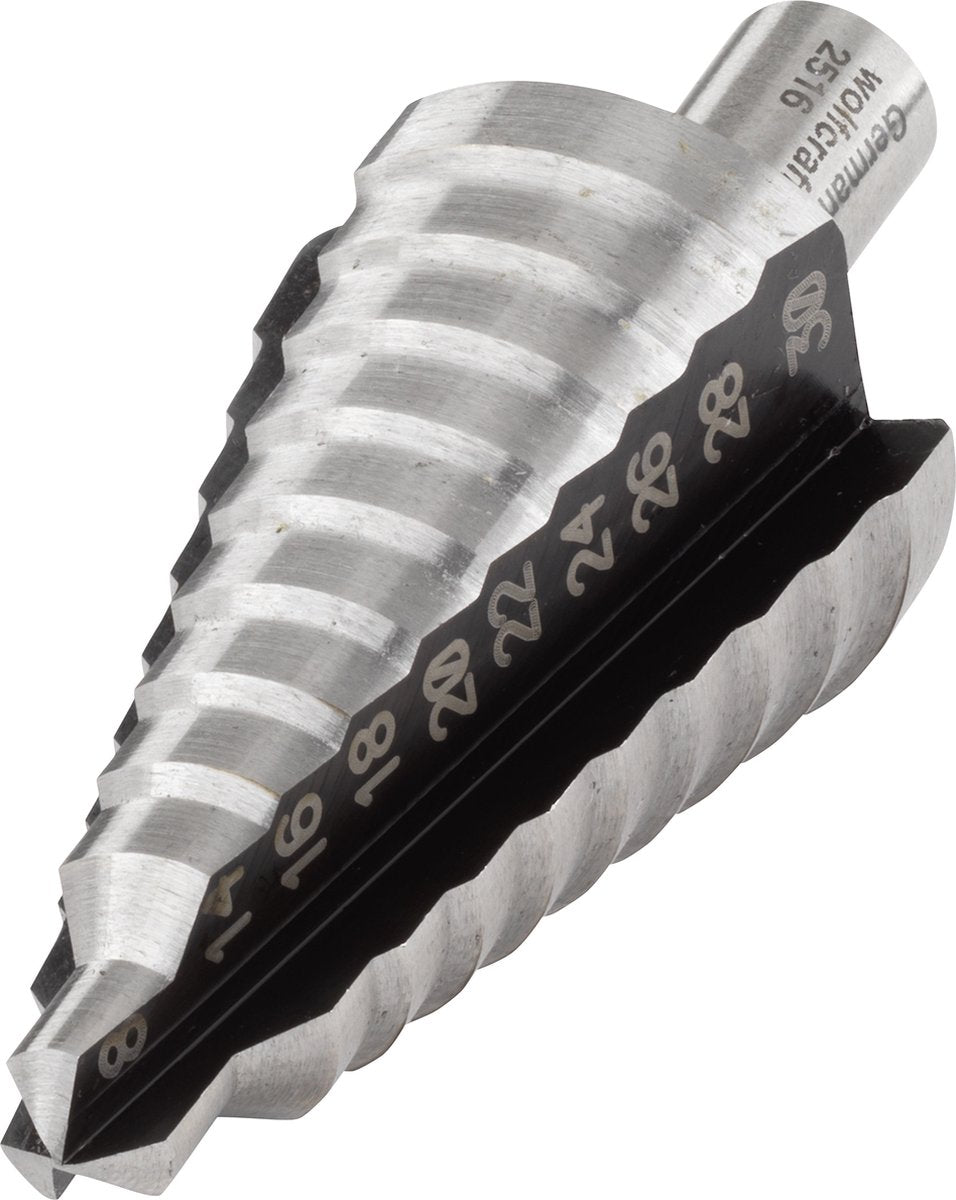 Foret étagé Wolfcraft HSS | 10 mm | ø8-30mm | 1 pièce - 2516000