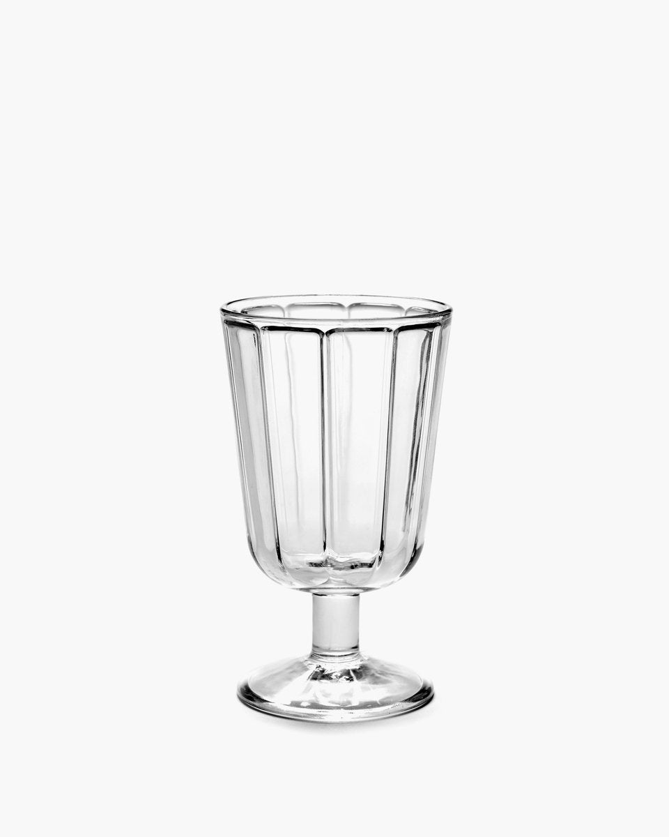 Serax - surface sergio herman - verre à vin - transparent - 8 ø - 23cl - 4 pièces