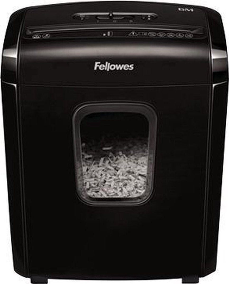 Fellowes 6m - destructeur de papier - lambeaux mini-coupés p4 - 6 feuilles