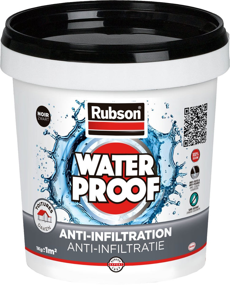 Rubson 1009516 - anti-infiltration noir 1kg | 4 pièces